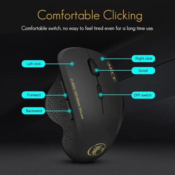 Clocell Wireless Gaming Mouse – Precision, Comfort & RGB Style - Image 4