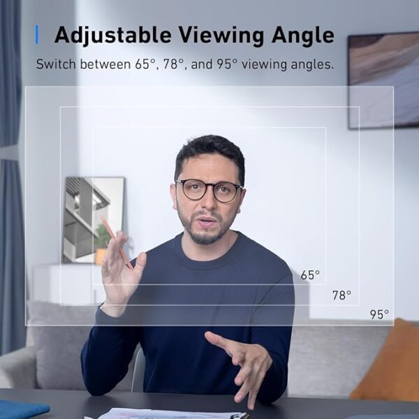 AnkerWork C310 4K AI Webcam – 12MP | AI Autofocus | Noise Canceling Mic | USB Webcam - Image 3